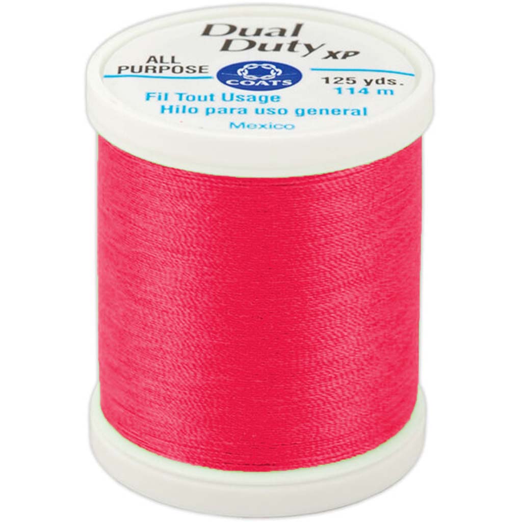 Coats Dual Duty XP General Purpose Thread 125yd Red Rose