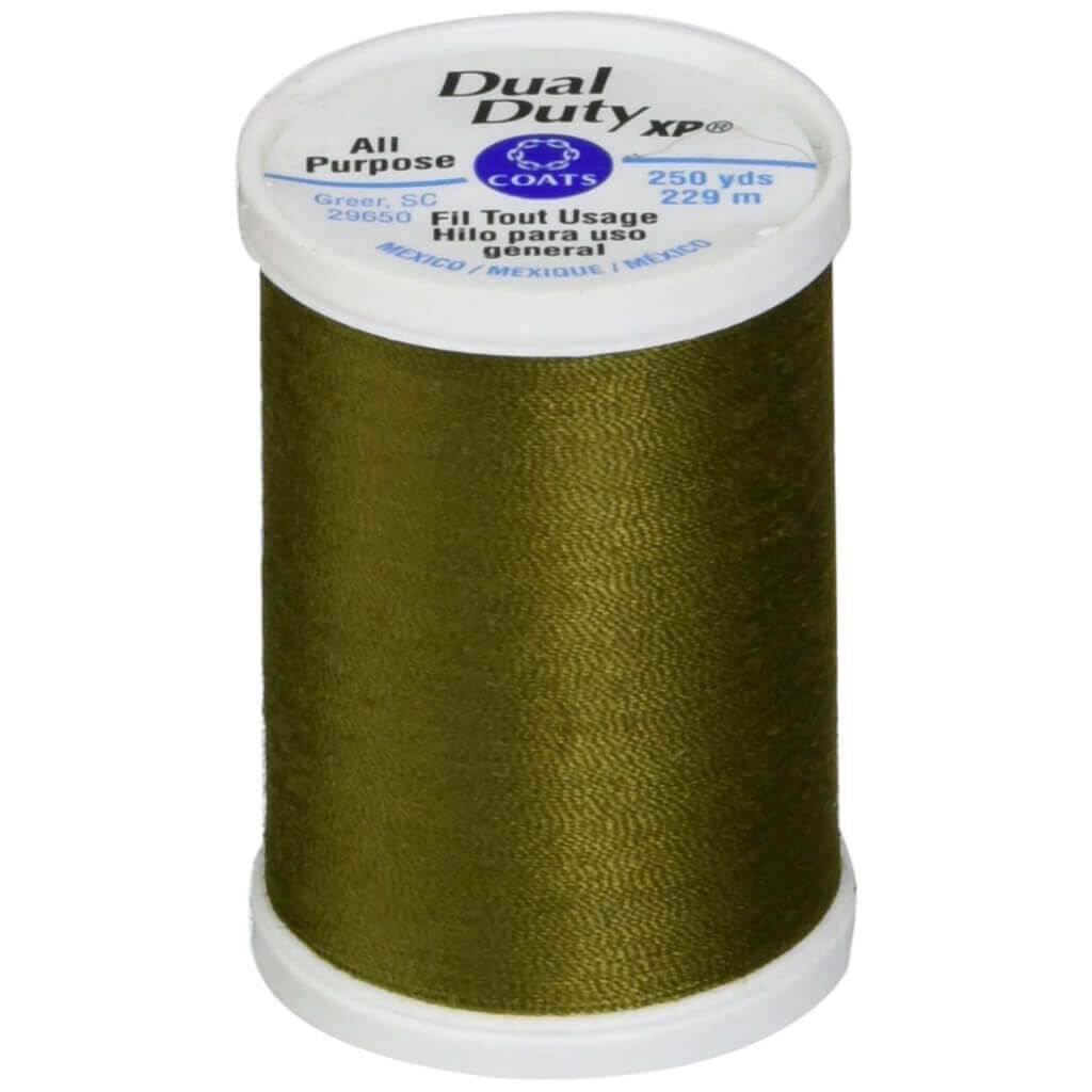 Coats Dual Duty XP General Purpose Thread 250yd Golden Olive