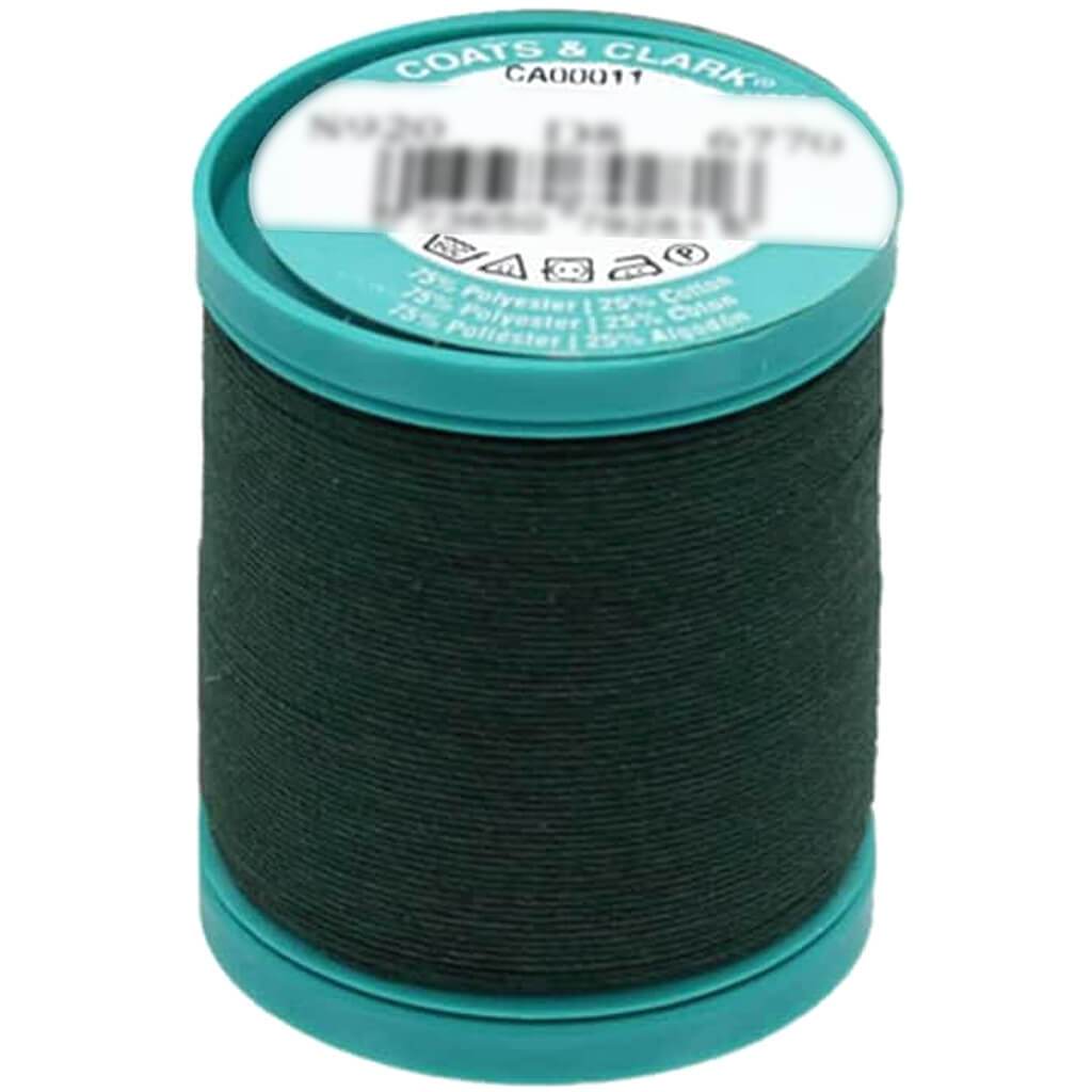 Coats Dual Duty Plus Button &amp; Carpet Thread 50yd Forest Green