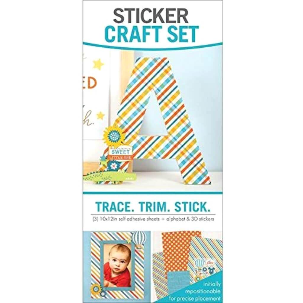 Paper House Sticker Craft Set Baby Boy