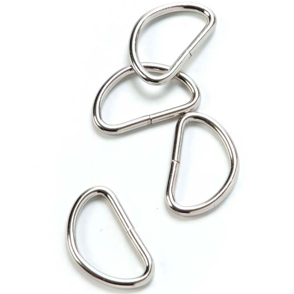 D RINGS METAL NICKEL 1IN 