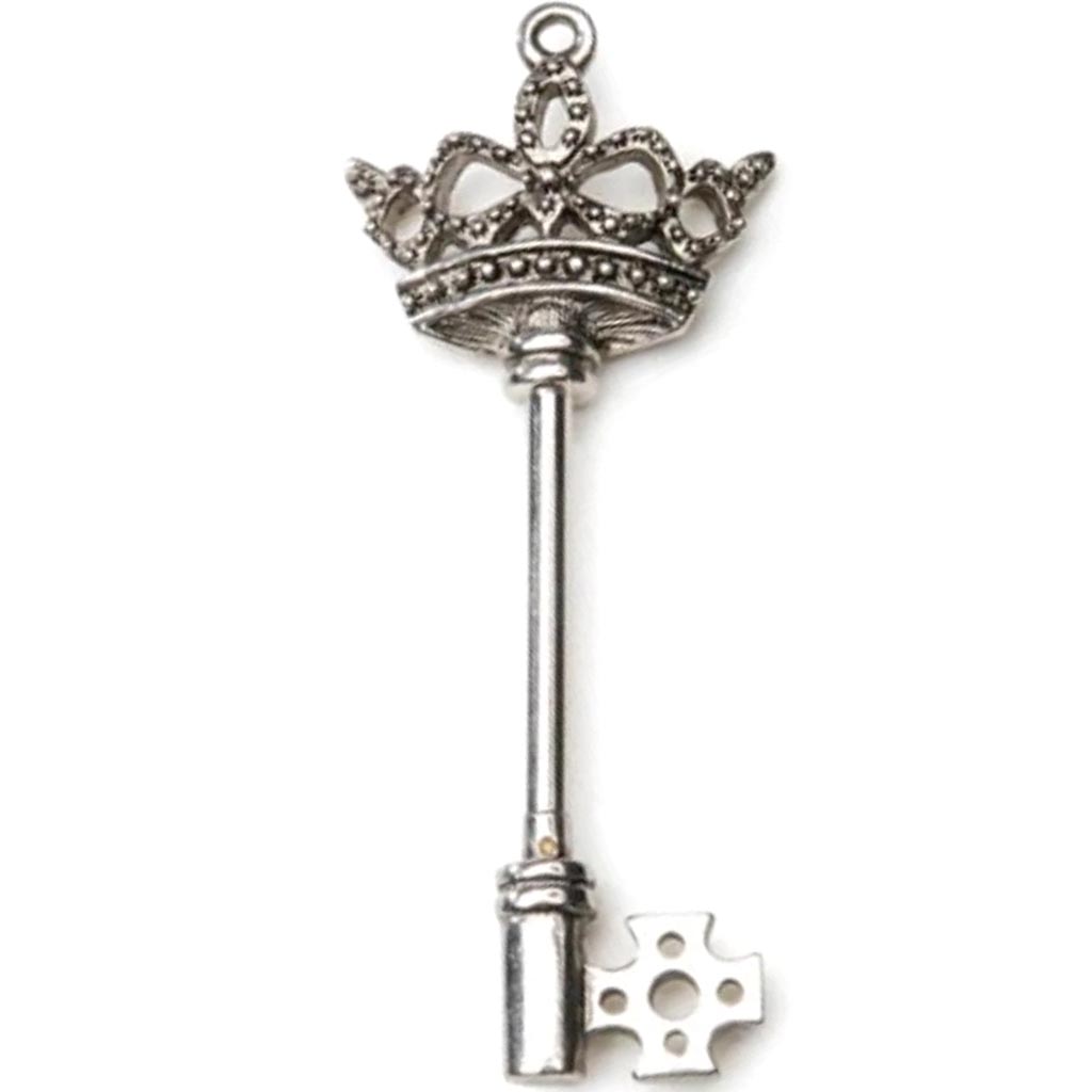 Twist Crown Key Pendant 