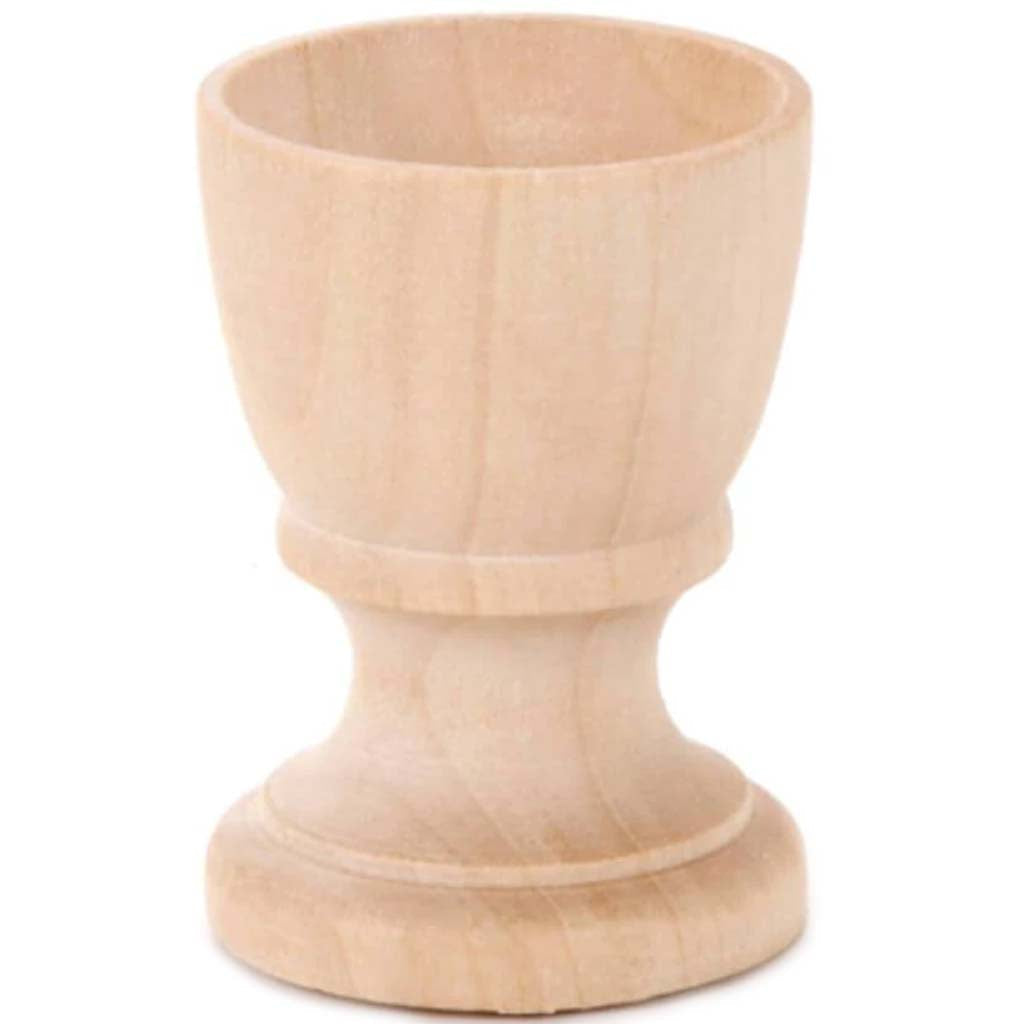 Egg Cup infinish Wood 1.62in x 2