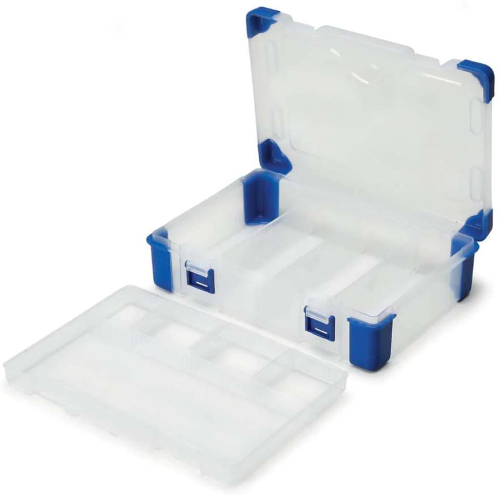 ORGANIZER NON SLIP TRAY CLEAR LARGE 