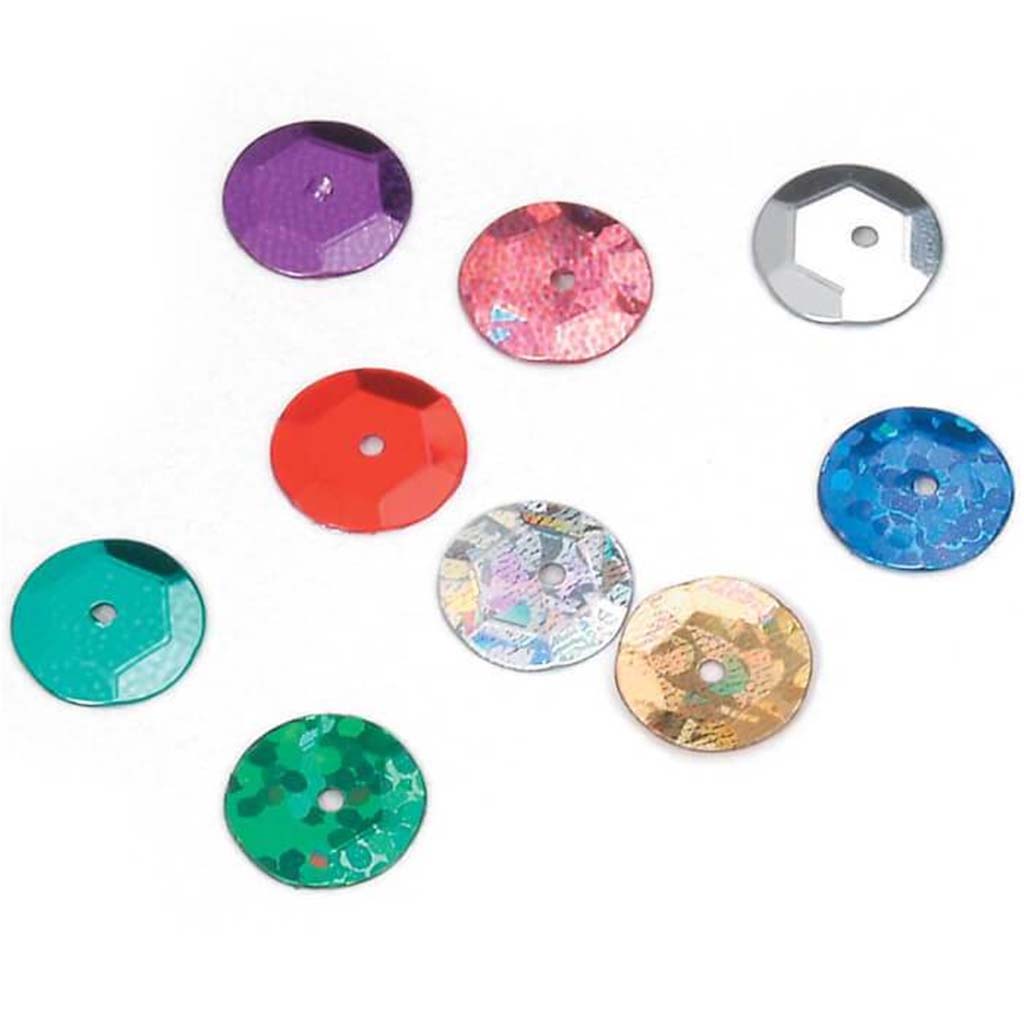 SEQUIN CUP MULTI 8MM 200PC 