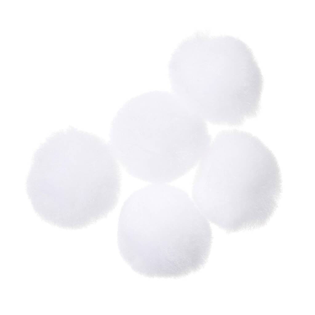 Acrylic Pom Poms 0.75in