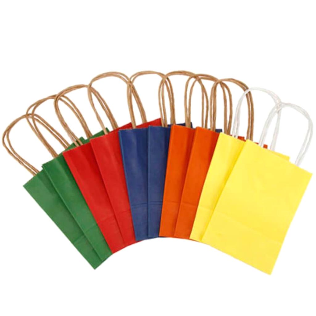 CRAFTING BAGS COLORED 10PCS 