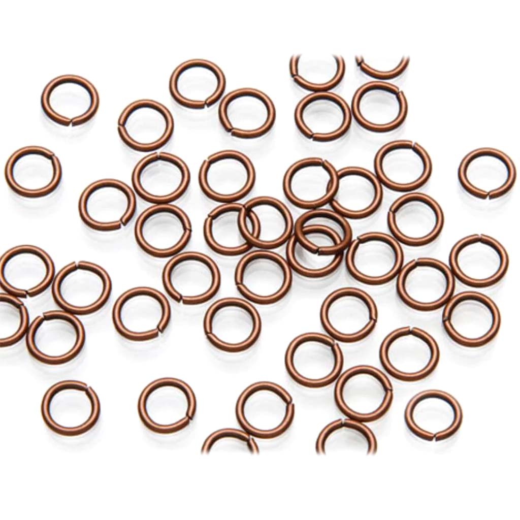 Jump Rings 18 Gauge Antique Copper 8mm 90 pieces 