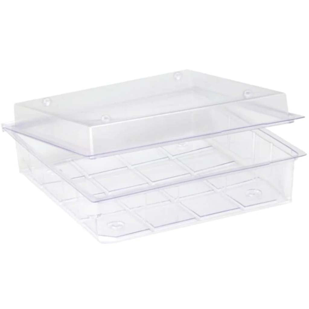 Protect N Store Box Plastic Clear 12 x 12 inches 