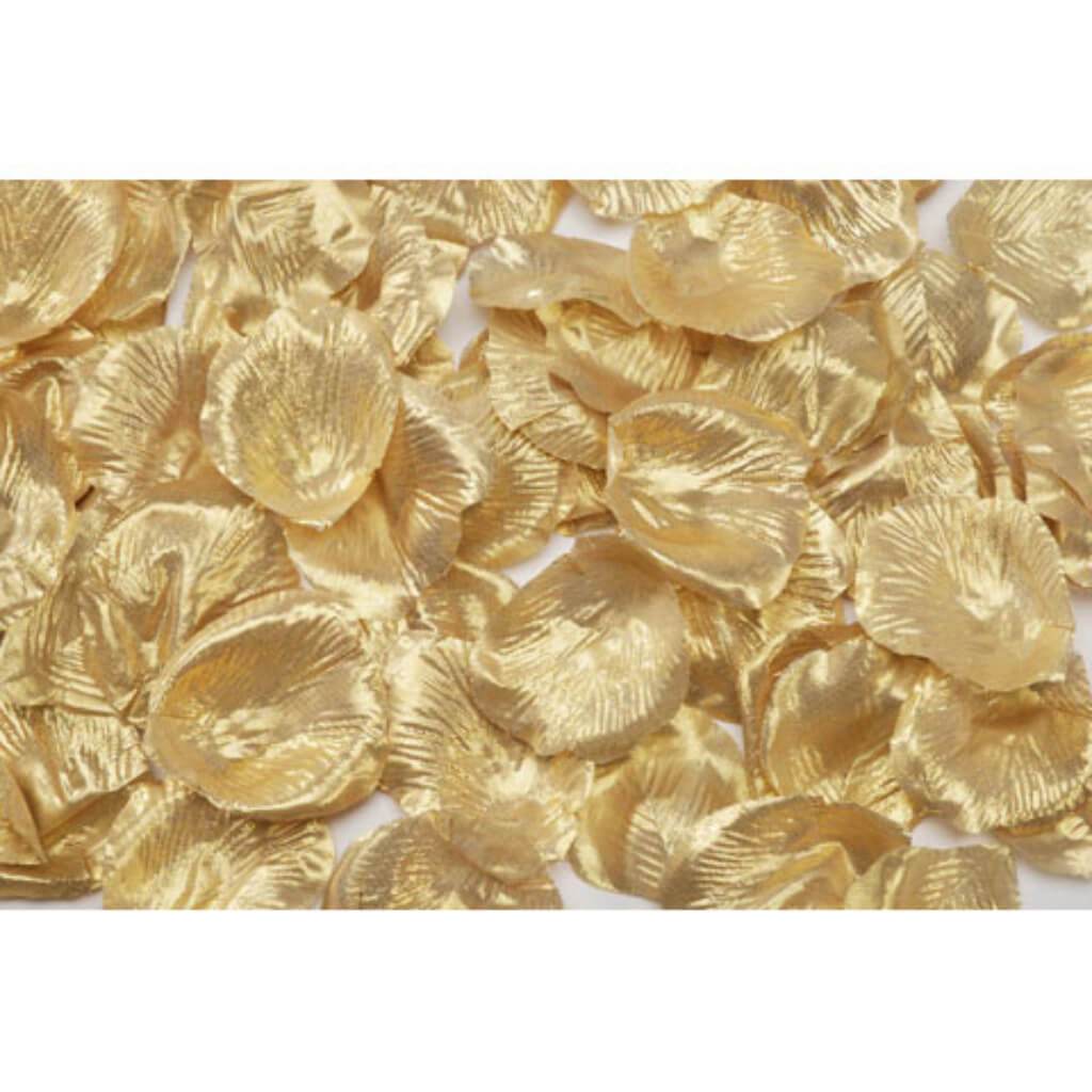 LOOSE ROSE PETALS 100PCS BAG GOLD 