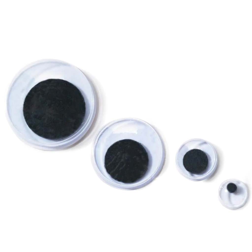 EYE MOVABLE BLACK WHITE ASSTED 200PC 