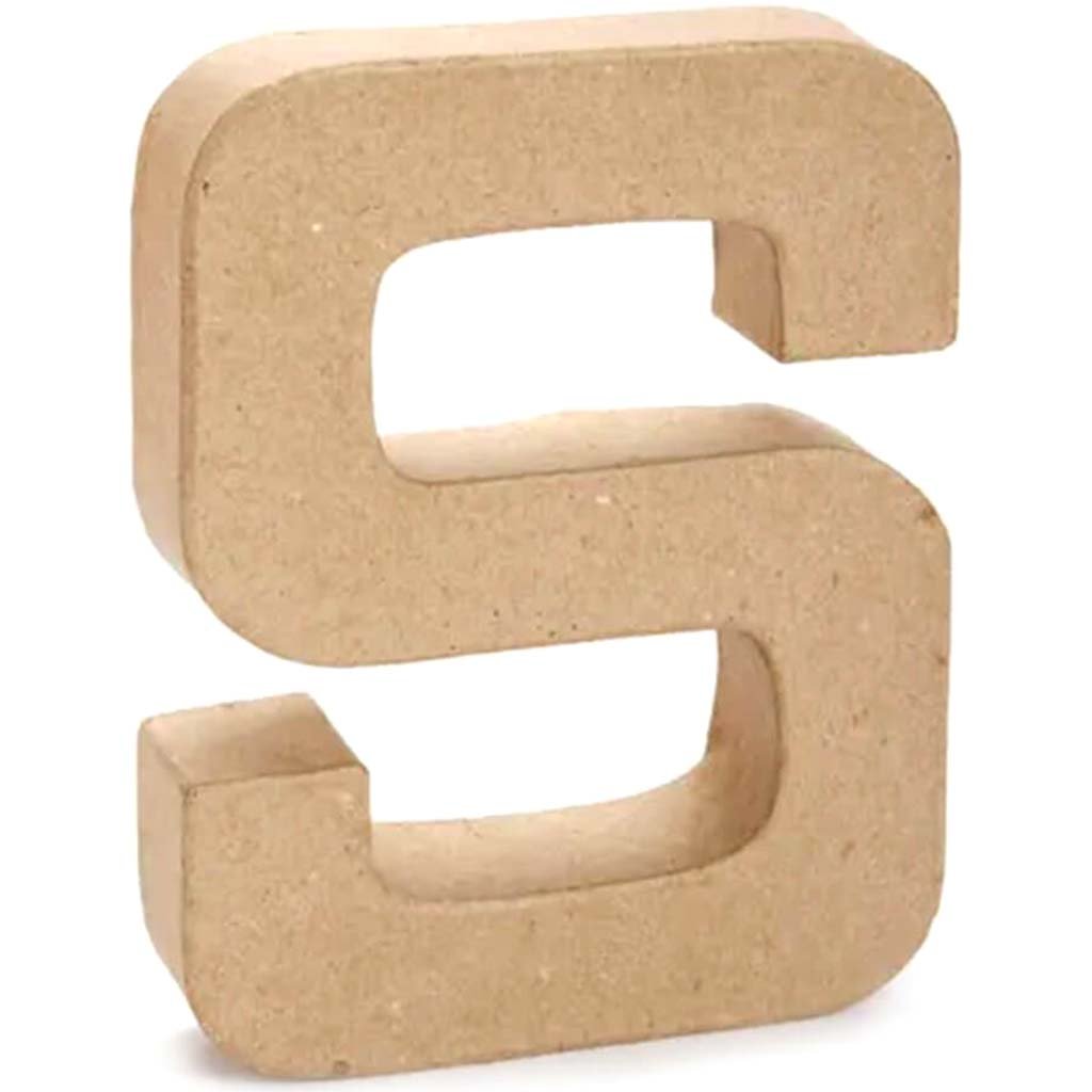 Small Paper Mache Letters Letter 6in