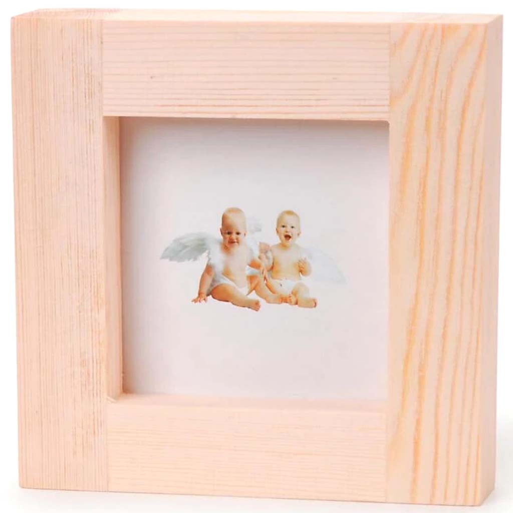 Frame - Wood - 4.9 x 4.9 x .5 inches 