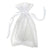 Organza Drawstring Bags White 6 x 10 12 pieces