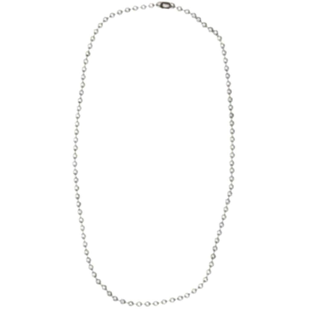 Ball Chain Necklaces Antique Silver 