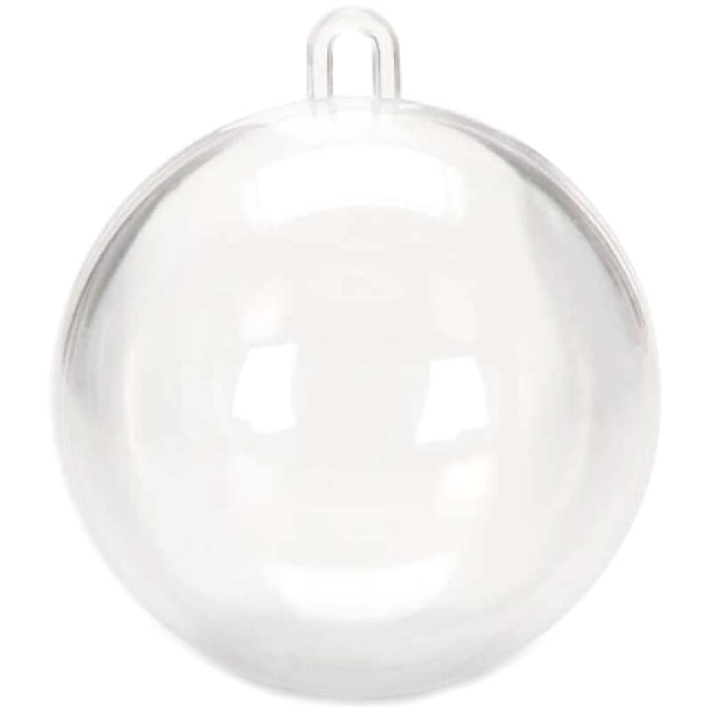 Ball Plastic Ornament 3in 