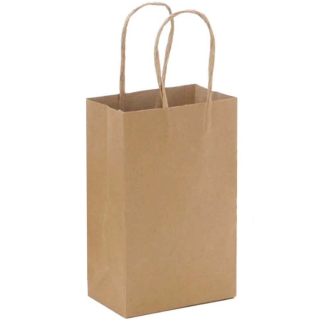 PAPER BAG KRAFT SM 13PCS 3.25X5.25X8.375IN 