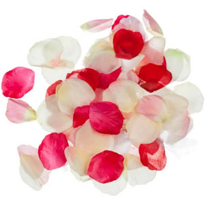 Loose Satin Rose Petals Mixed 100 pieces 