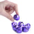 Matte Purple Jingle Bell 25mm 8pcs 