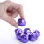 Matte Purple Jingle Bell 25mm 8pcs