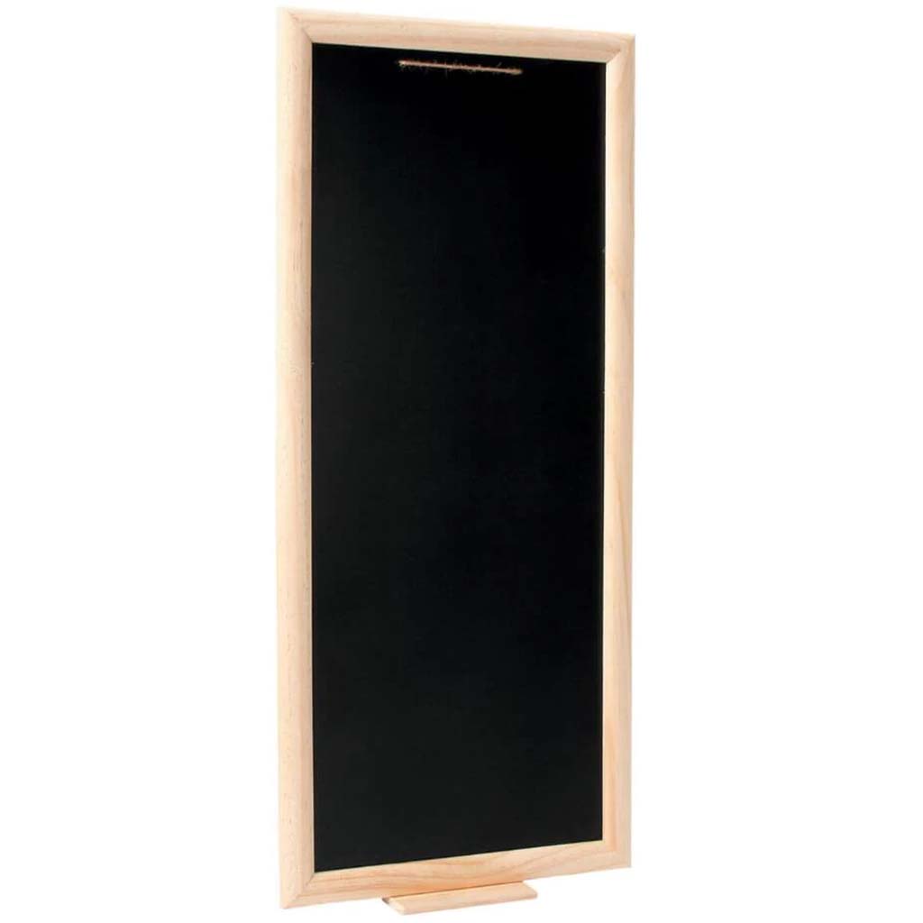 WOOD CHALKBOARD W/CHALK TRAY 24X10.5W 