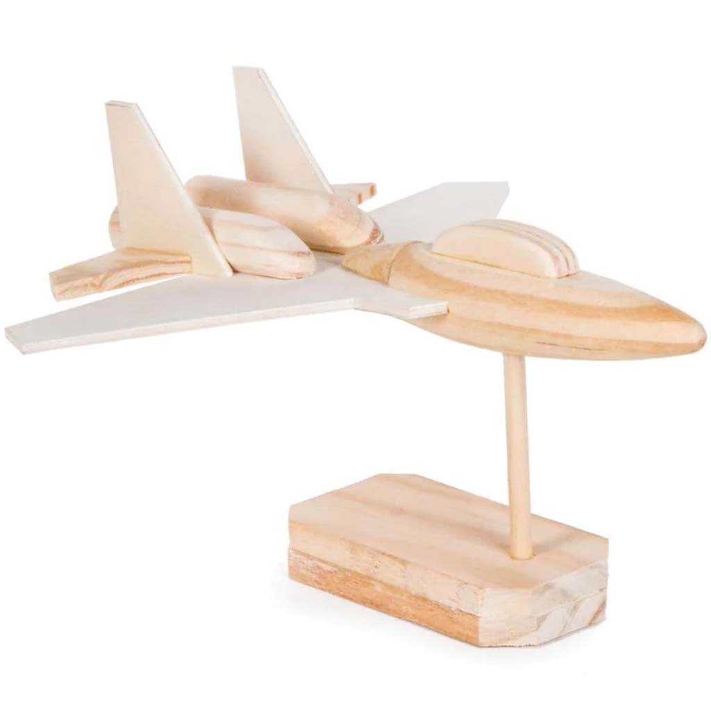 WOOD MODEL KIT JET FIGHTER 