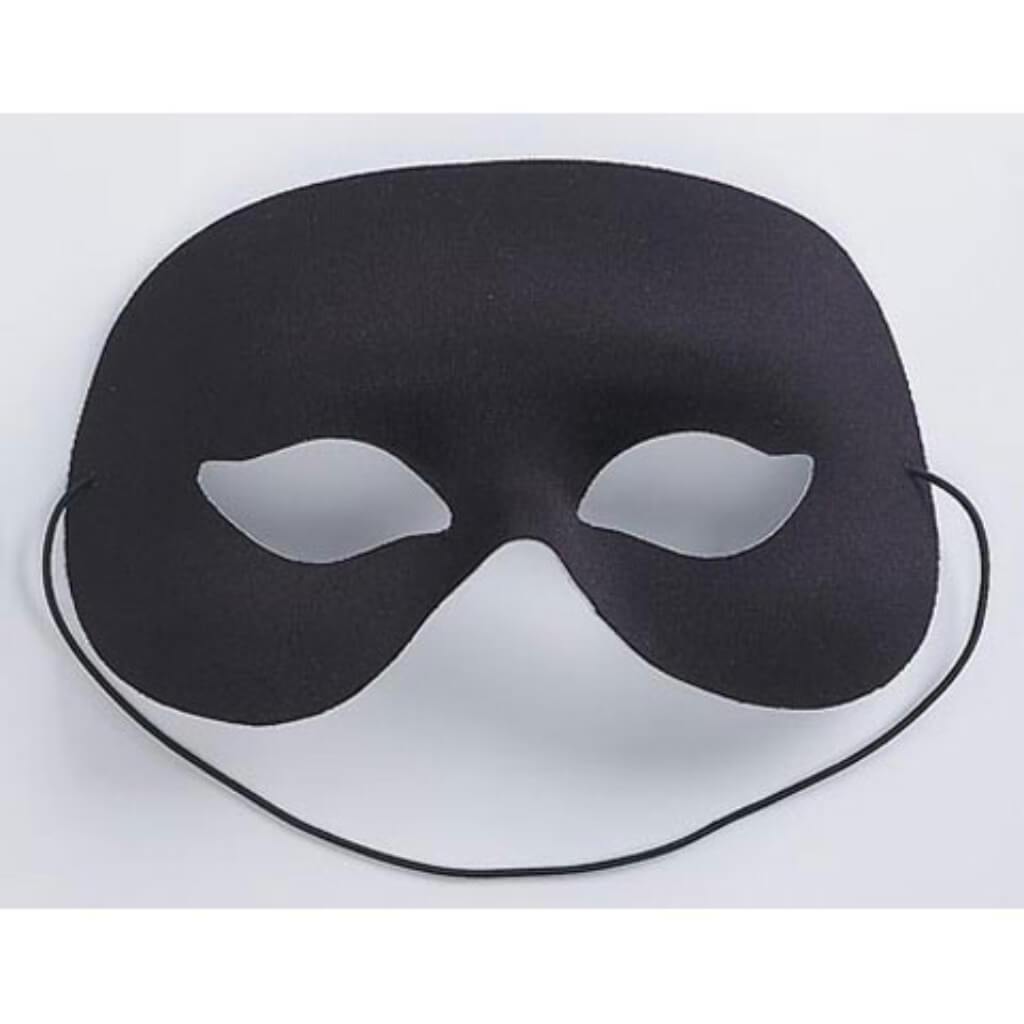 Quarter Face Mask Black 