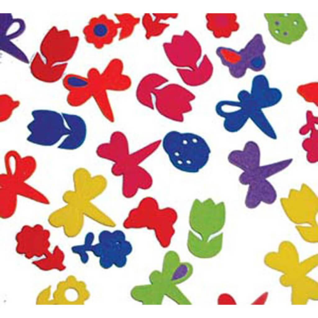 Foamies?® Shapes Blossoms and Bugs Assorted 180 pieces Value Pack 