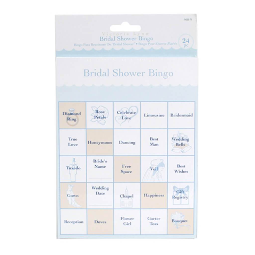 Victoria Lynn Bridal Shower Bingo Cards 5 x 7 inches 24 pieces