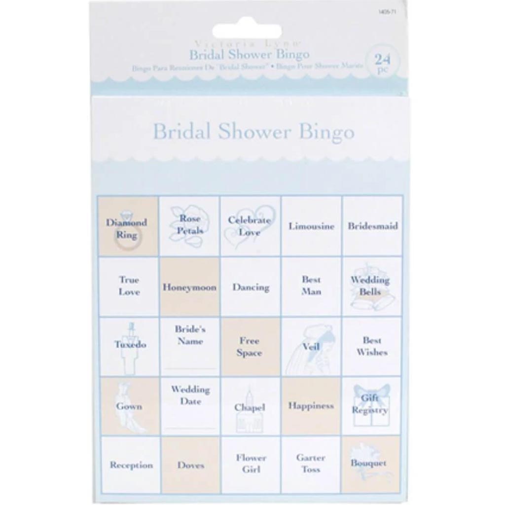 Victoria Lynn Bridal Shower Bingo Cards 5 x 7 inches 24 pieces 