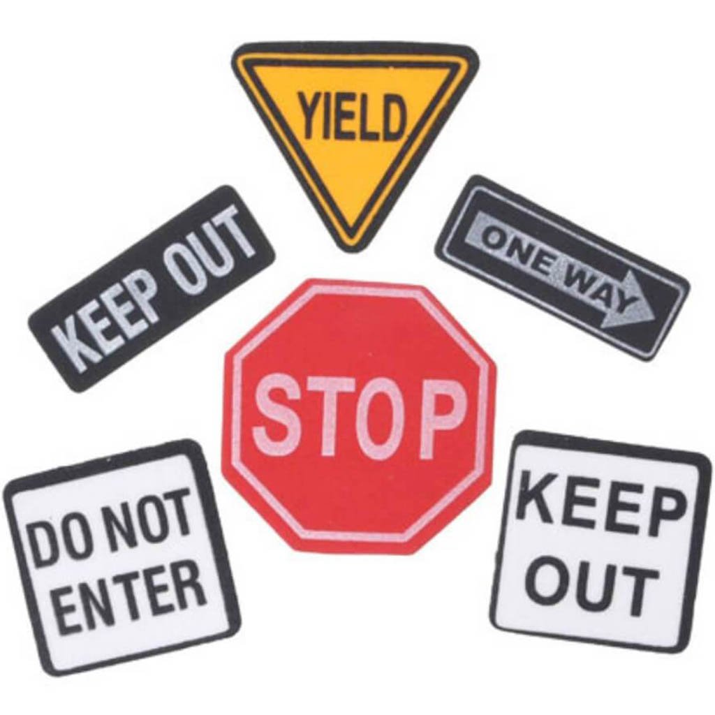 Foamies?® Stickers Traffic Signs 42 pieces 