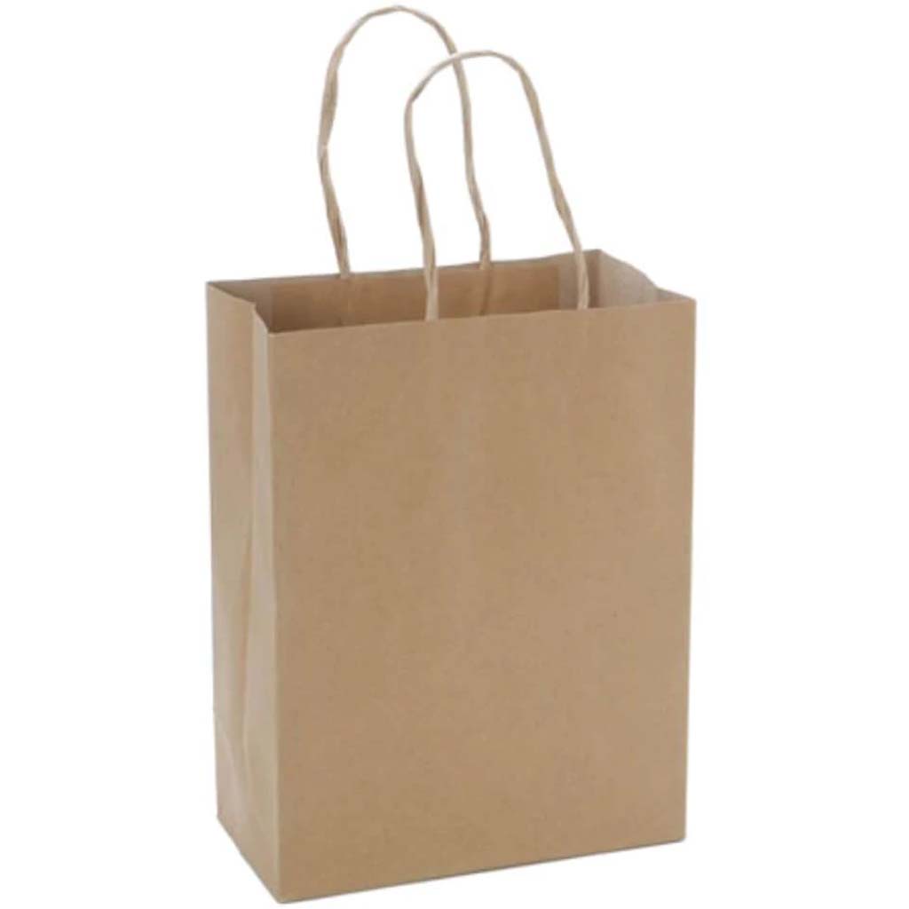 CRAFING BAGS NATURAL 1PC 4.25X8X10.25 