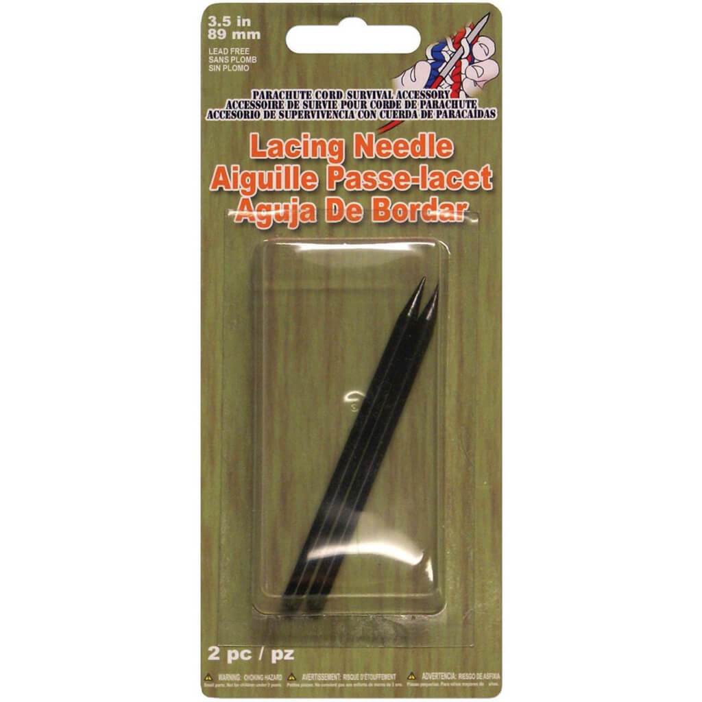 PARACHUTE CORD LACING NEEDLE 2PCS 