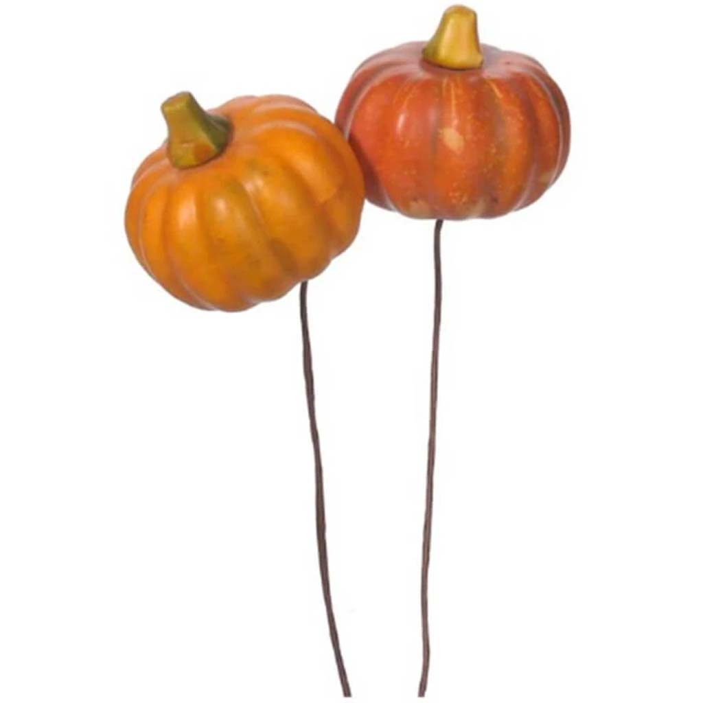 Faux Pumpkin Pick 55mm 