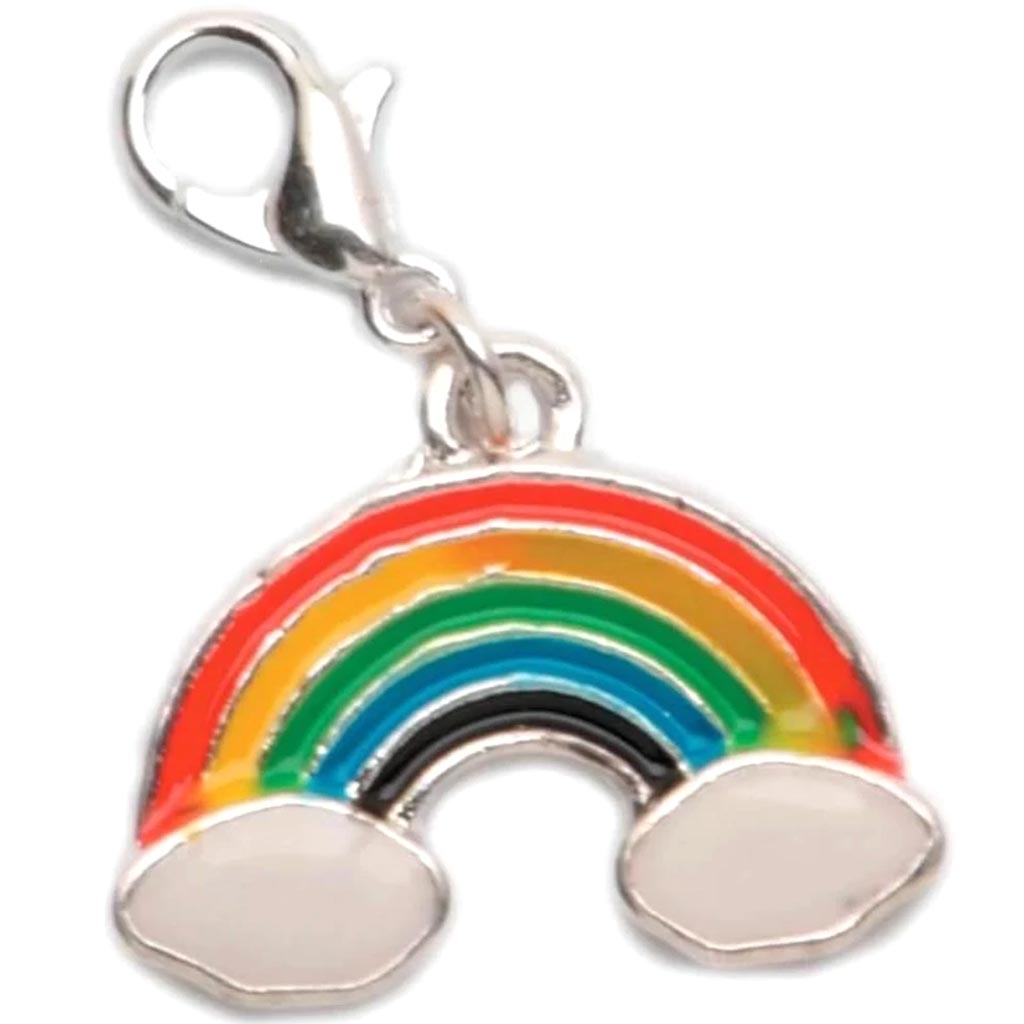 Lobster Clasp Charm Rainbow