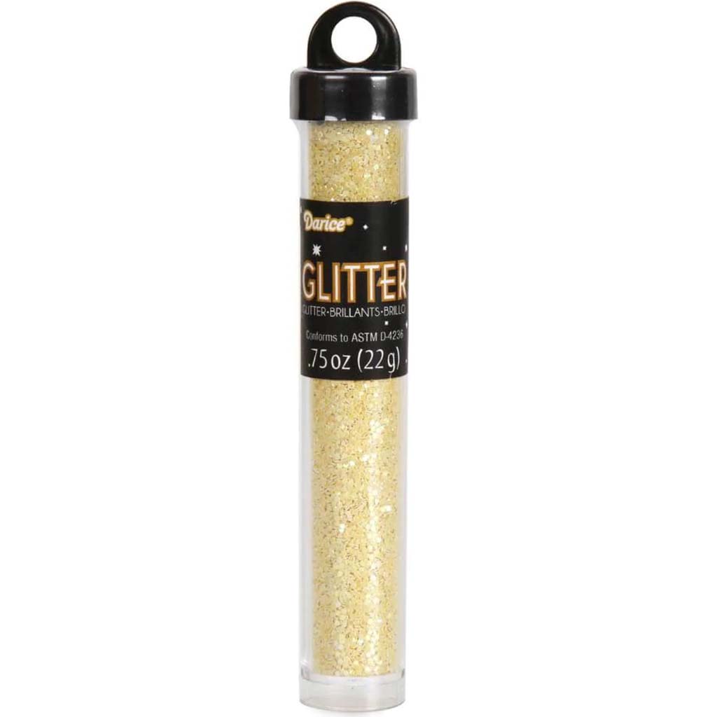 GLITTER PASTEL YELLOW.75OZ TUBE 