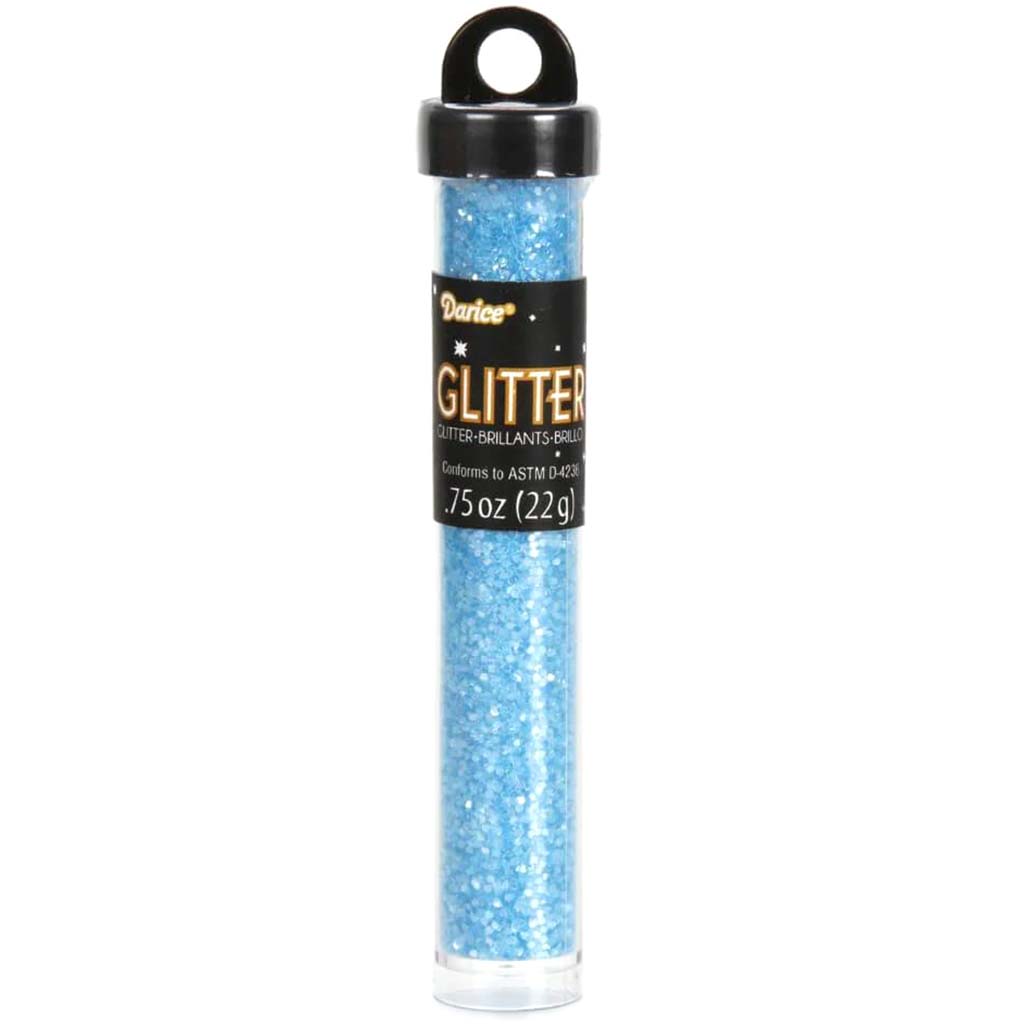 GLITTER NEON BLUE .75OZ TUBE 