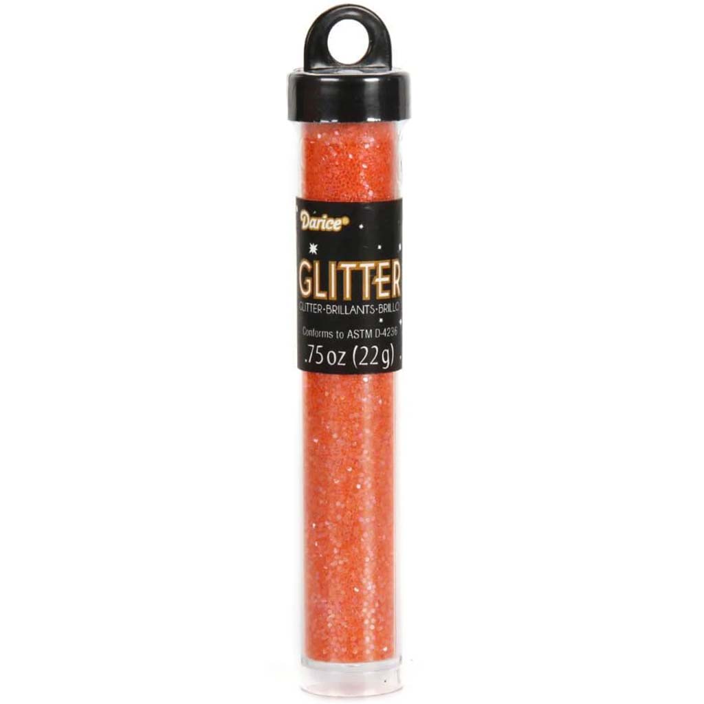 GLITTER NEON ORANGE .75OZ TUBE 