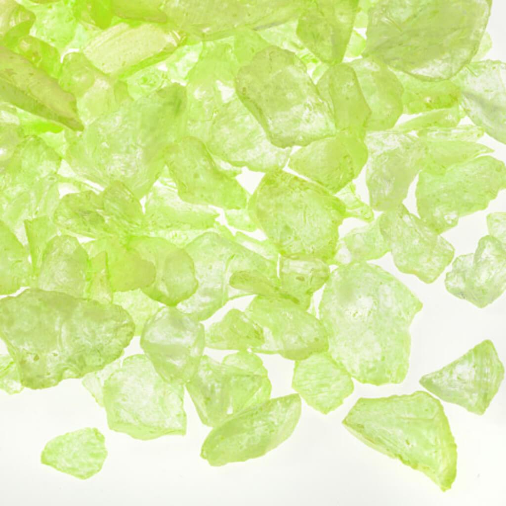 Faux Sea Glass Chips: Pearlized Pastel Green, 1 pound 