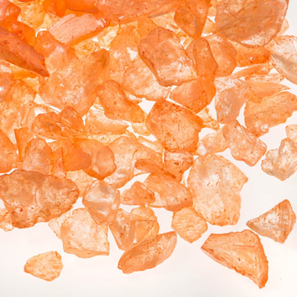 Faux Sea Glass Chips: Pearlized Peach, 1 pound 