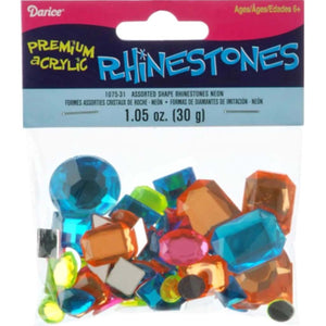 Rhinestones Acrylic Assorted Color, Size and Shape 