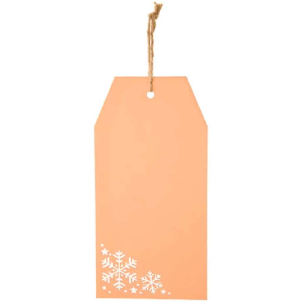 Snowflakes Oversized Tags 