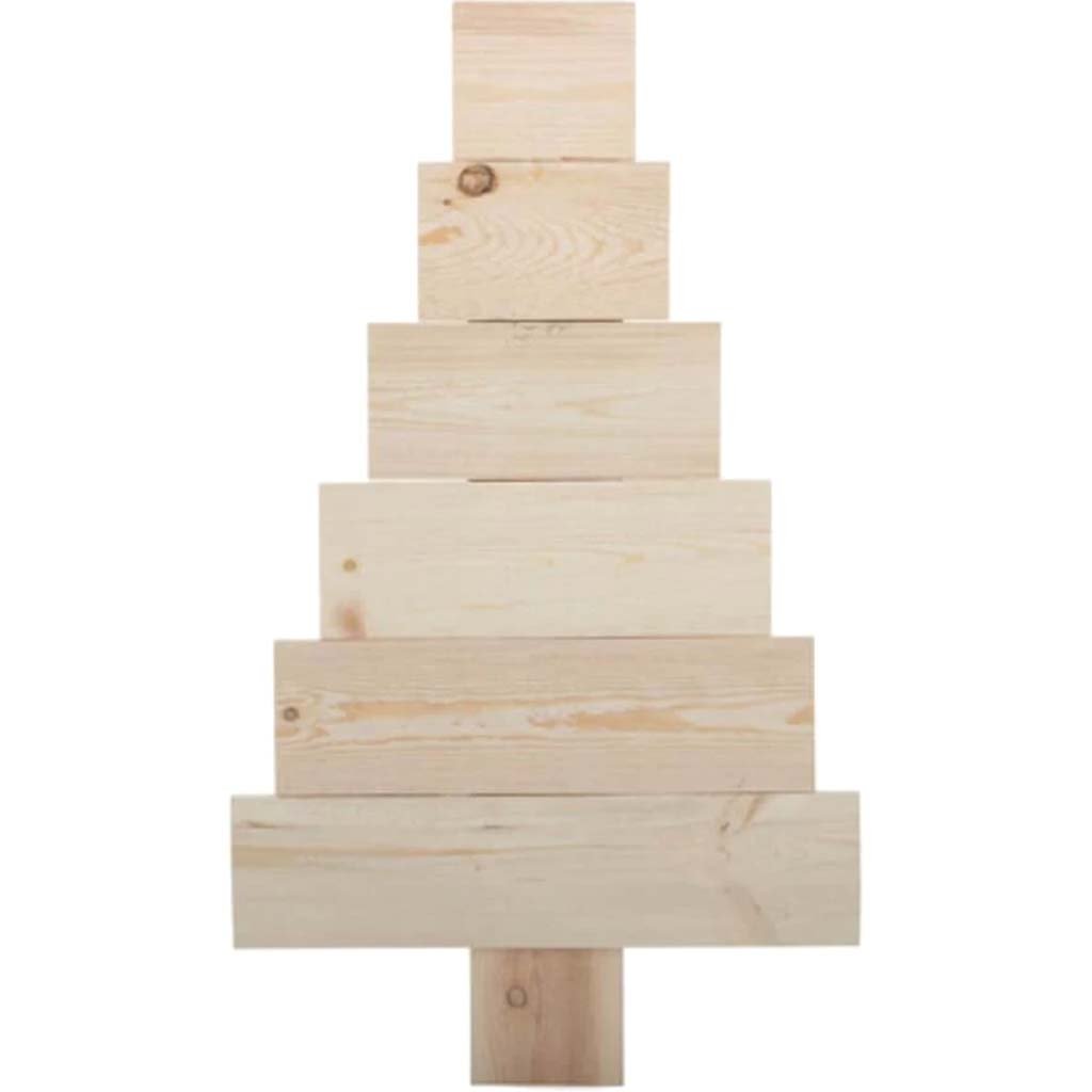 Christmas Tree Pallet Wood 14 x 24.37in 