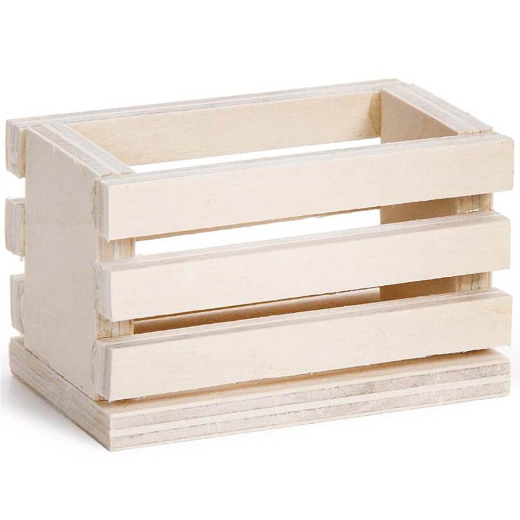 MINI WOOD CRATE NATURAL 22X1.3 