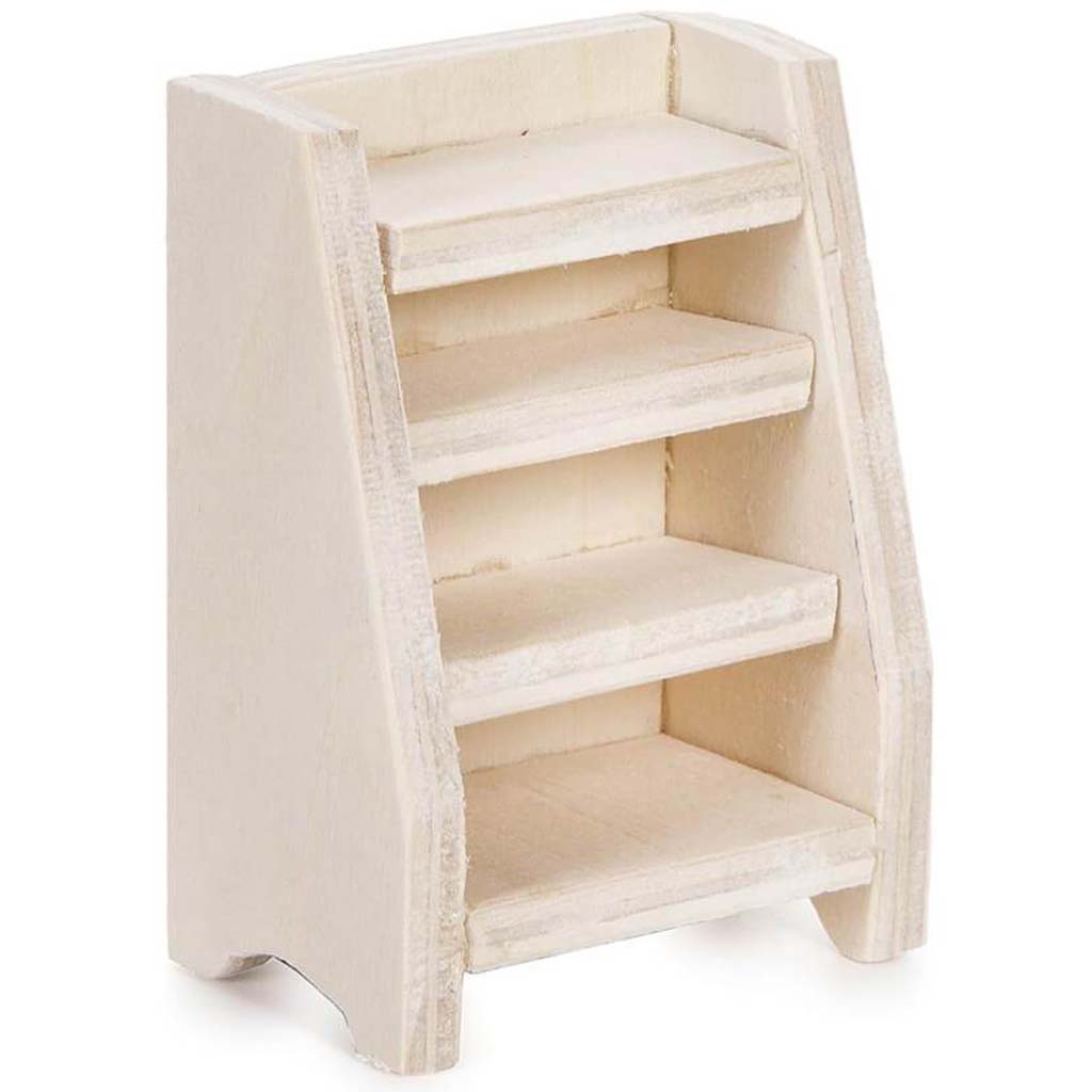 MINI WOOD 4STEP SHELF 1.75X2.6 