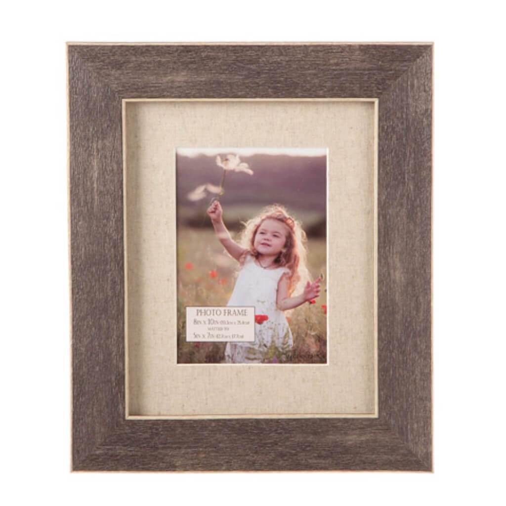 FRAME PS LINEN DARK GRAY 8X10TO5X7 