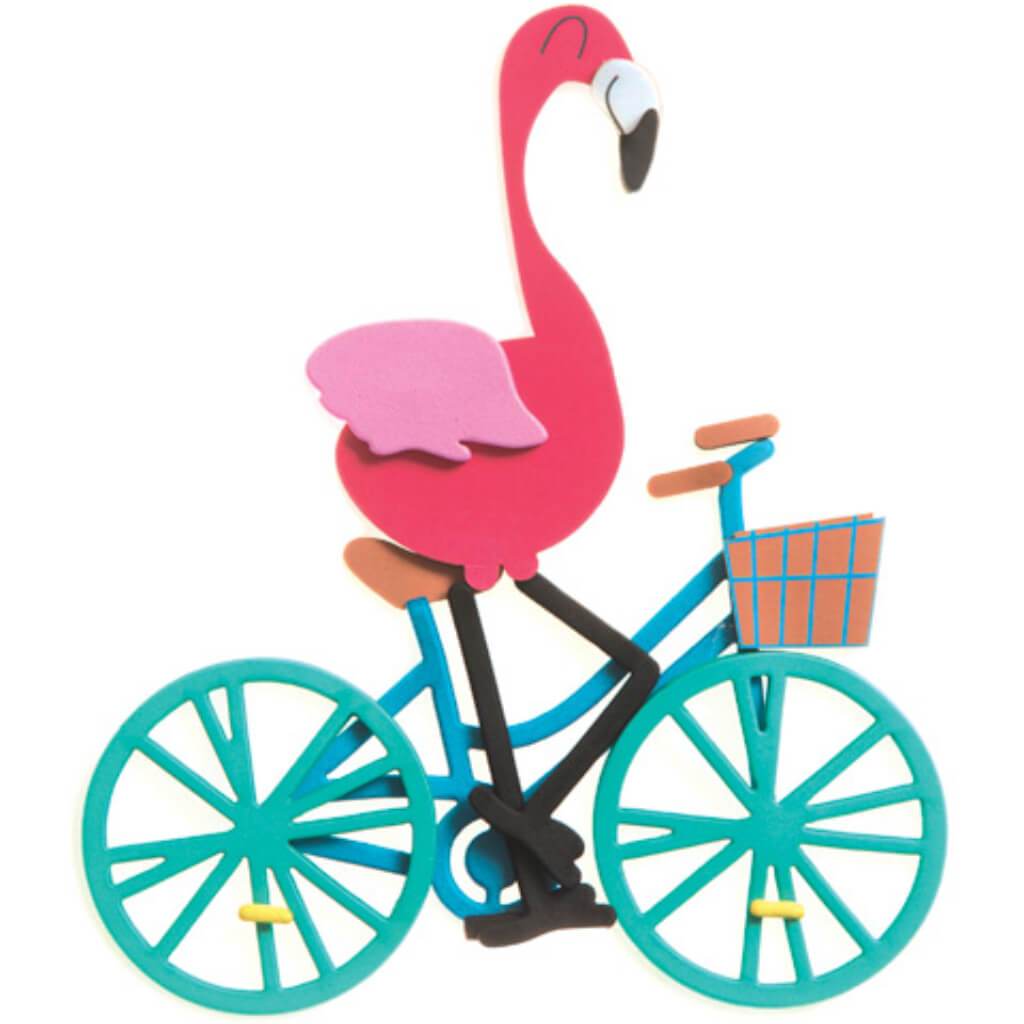 Foamies Flamingo Activity Kit: Foam 6 x 6.75 inches 