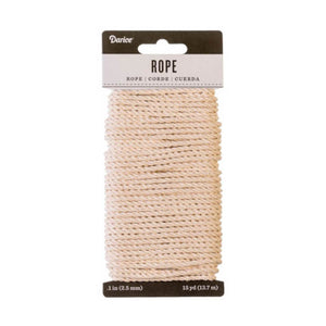 Cotton Rope Ivory 3mm x 15yds