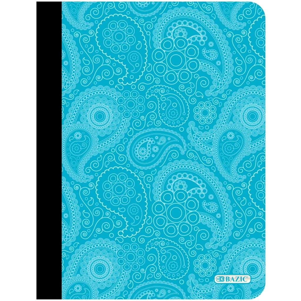 Bazic Composition Book C/R Paisley 100ct