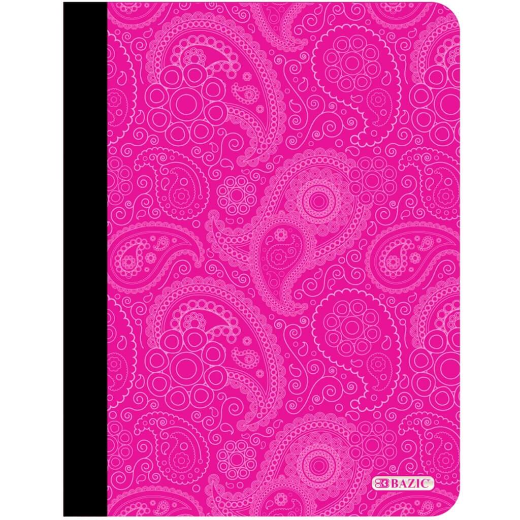 Bazic Composition Book C/R Paisley 100ct